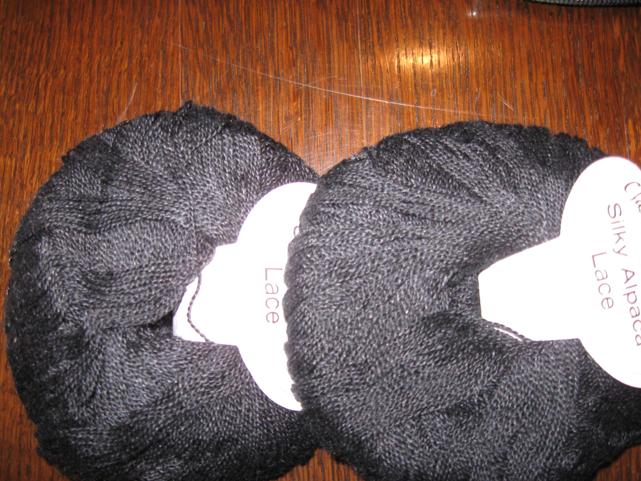 Silky Alpaca Lace from Knitty City in Black